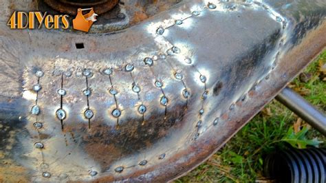 welding patches in sheet metal|patching holes in sheet metal.